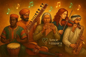 Viaja por el mundo a través de sus sonidos y tradiciones.